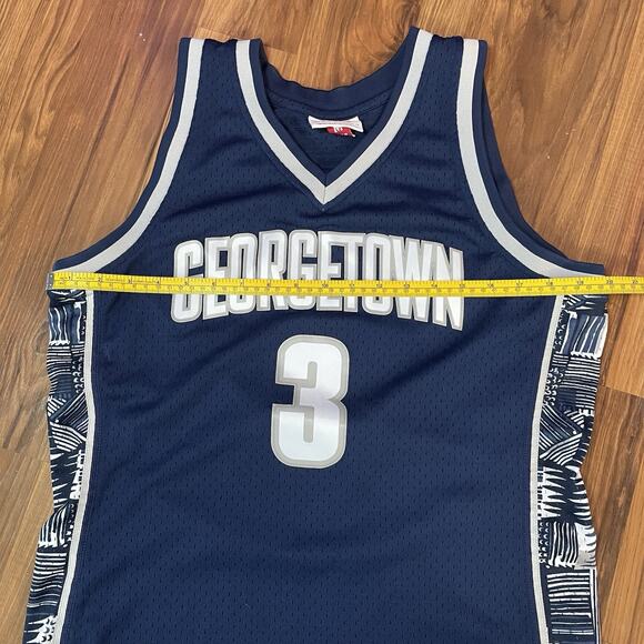 Mitchell & Ness Men’s M Georgetown Hoyas Allen Iverson #3 Jersey ‘95-‘96 College - Picture 9 of 10